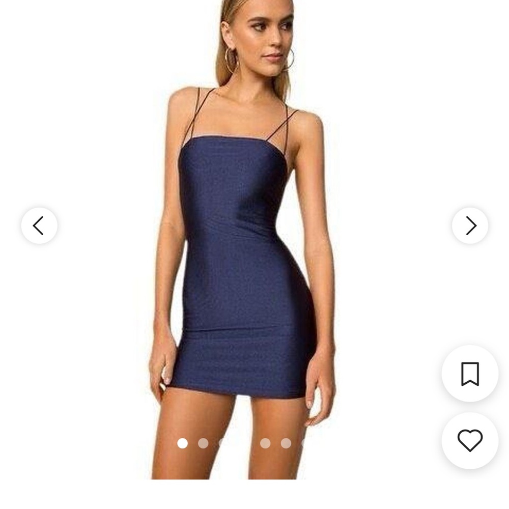 Superdown (Revolve) Elegant Blue Spaghetti Strap … - image 1